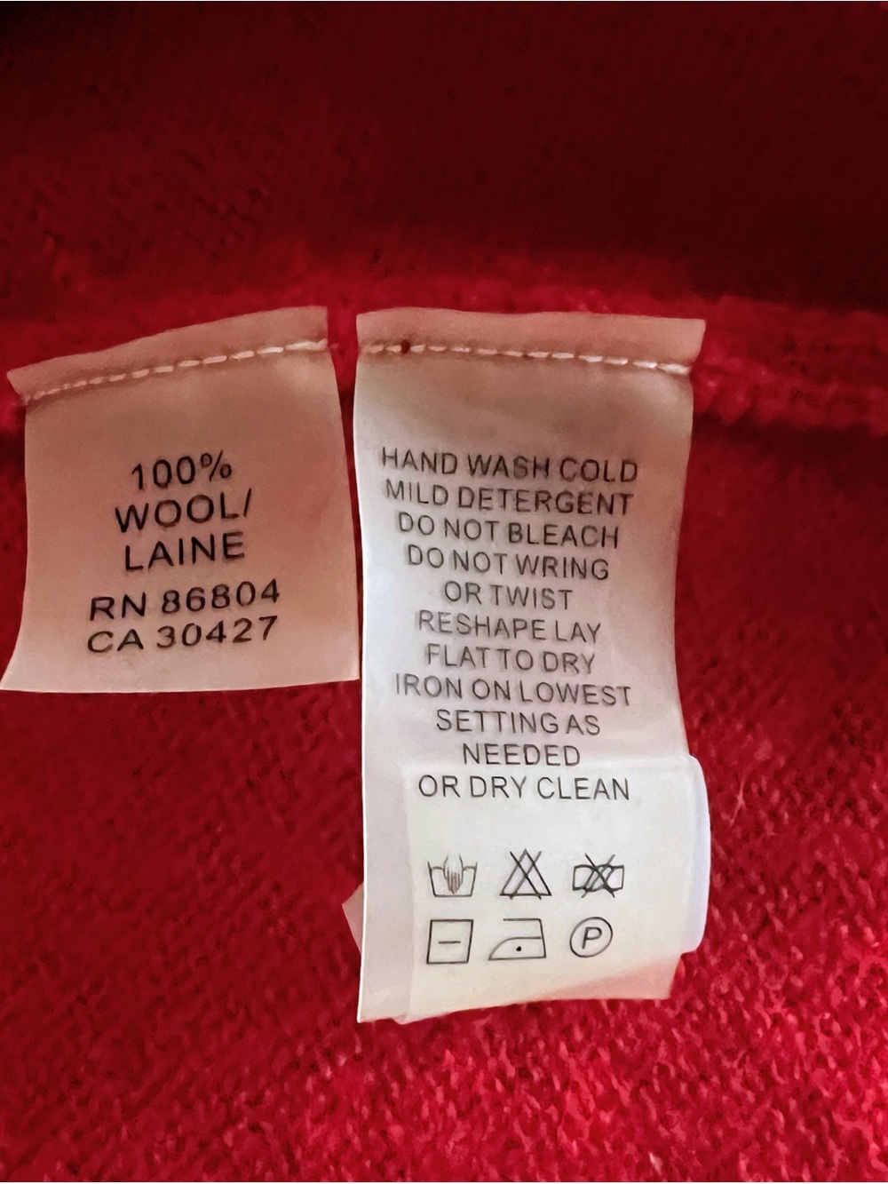 Magaschoni Red Ruffle Knit Jacket. 100% Wool - Picture 4 of 4